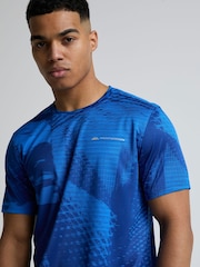 Monterrain Blue Divide Jacquard T-Shirt - Image 2 of 5