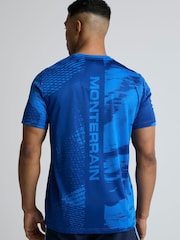 Monterrain Blue Divide Jacquard T-Shirt - Image 3 of 5