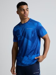 Monterrain Blue Divide Jacquard T-Shirt - Image 4 of 5