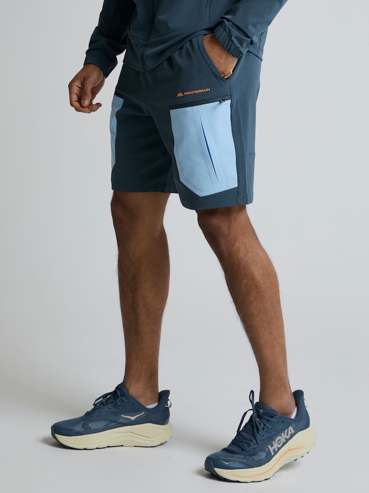 Monterrain Grey Orbit Woven Shorts - Image 1 of 5