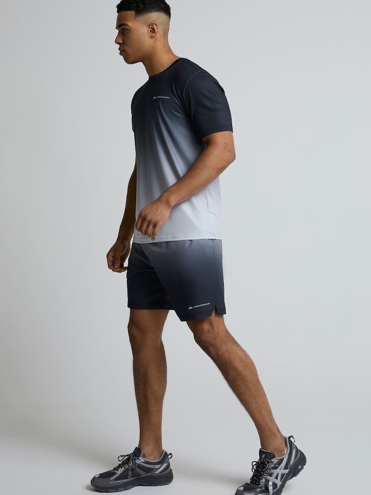 Monterrain Black Distance Ombre Woven Shorts - Image 2 of 5