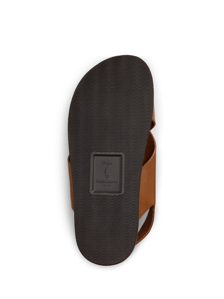 Ralph Lauren Zane skinnsandaler - Bilde 5 av 5