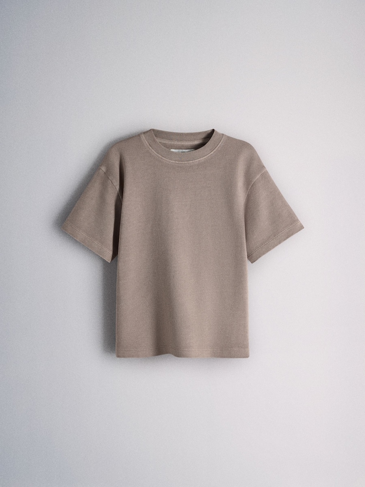 The Set 3 Pack Short Sleeve Washed T-Shirts Brown/Pink - Image 2 of 6