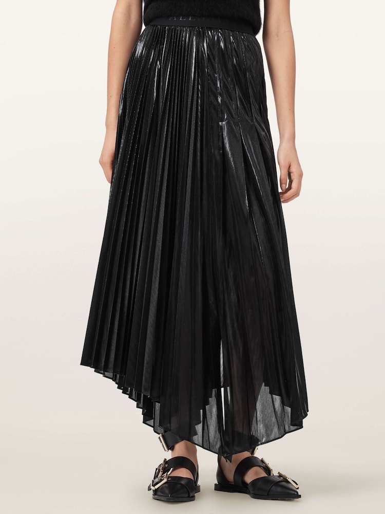 AllSaints Black Jax Skirt - Image 1 of 8