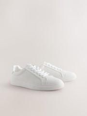 White Smart Casual Longline Trainers - Image 1 of 7