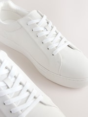 White Smart Casual Longline Trainers - Image 5 of 7