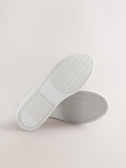 White Smart Casual Longline Trainers - Image 7 of 7