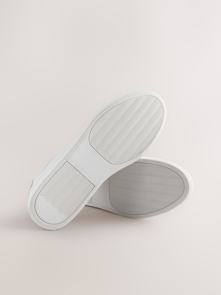 White Smart Casual Longline Trainers - Image 7 of 7 White Smart Casual Longline Trainers - Image 7 of 7