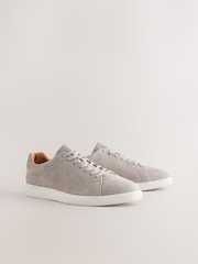 Grey Smart Casual Suede Longline Trainers - Image 3 of 7