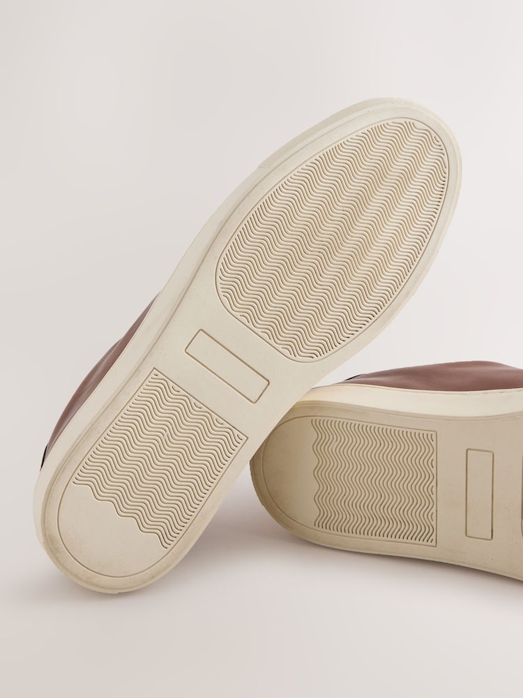 Tan Brown Smart Casual Longline Trainers - Image 7 of 7 Tan Brown Smart Casual Longline Trainers - Image 7 of 7