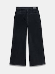 Mint Velvet מכנסי ג'ינס רחבים עם כפתור - תמונה 8 מתוך 9