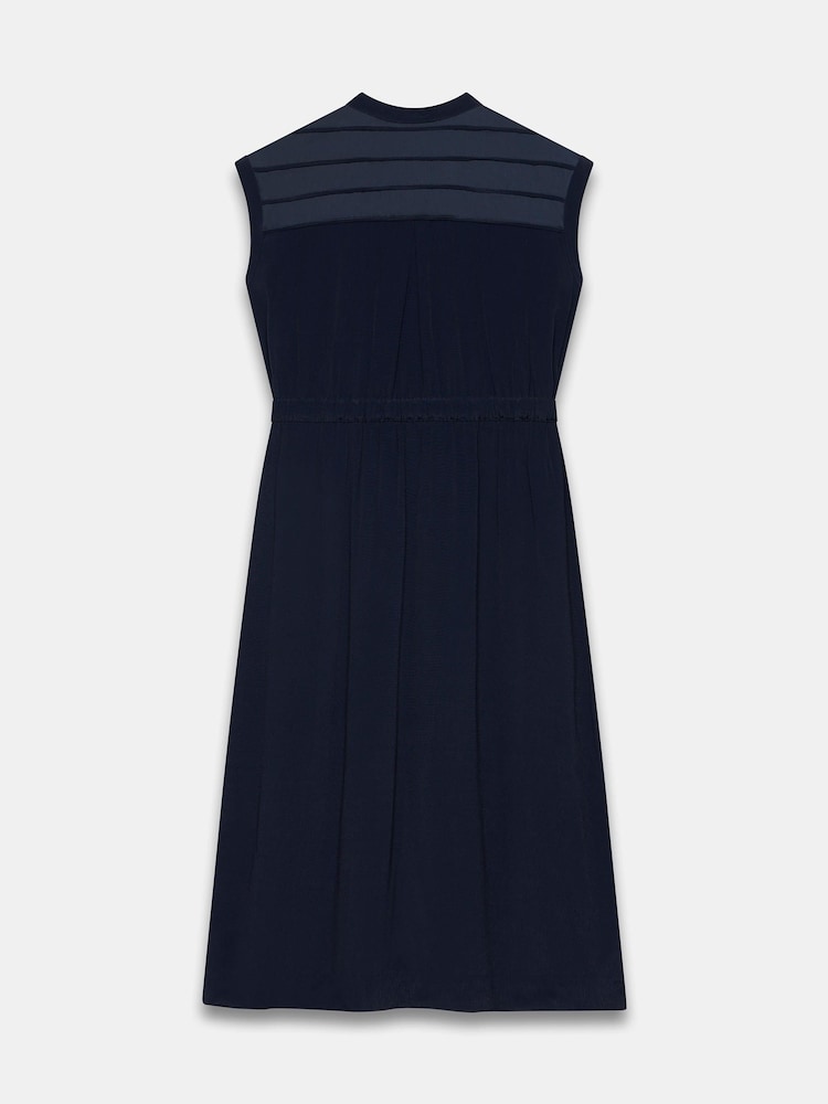 Mint Velvet Blue Utility Midi Shirt Dress - Image 8 of 8