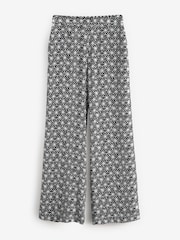 Mint Velvet Blue Geo Print Wide Trousers - Image 8 of 9