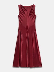 Mint Velvet Satin Panelled Maxi Dress - Image 8 of 8