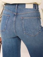 Mint Velvet Blue Ultimate Wide Jeans - Image 6 of 8