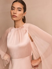 Rosa - Mint Velvet Sateng Maxikjole - Bilde 4 av 8