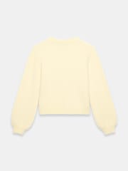 Mint Velvet Yellow Wool Blend Pocket Detail Cardigan - Image 7 of 7