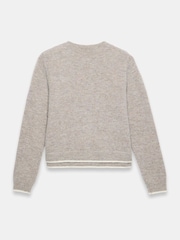 Mint Velvet Natural Wool Blend Layered Cardigan - Image 2 of 2