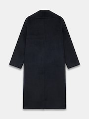 Mint Velvet Blue Hand Finished Double Breasted Coat - Image 8 of 8