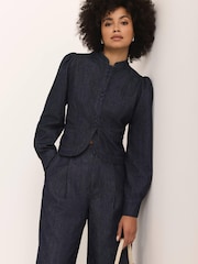 Mint Velvet ז'קט ג'ינס עם שרוול ארוך - תמונה 1 מתוך 8