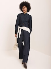 Mint Velvet ז'קט ג'ינס עם שרוול ארוך - תמונה 2 מתוך 8