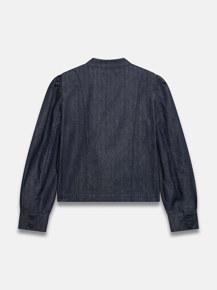 Mint Velvet ז'קט ג'ינס עם שרוול ארוך - תמונה 8 מתוך 8