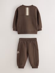 Komplet Smeđi Dukserica i donjeg dela trenerke Baker by Ted Baker Set - Slika 2 od 6