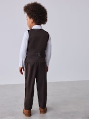 Maro/albastru - Set vestă, cămașă și pantaloni Baker by Ted Baker - Imaginea 2 din 7
