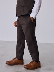 Maro/albastru - Set vestă, cămașă și pantaloni Baker by Ted Baker - Imaginea 6 din 7