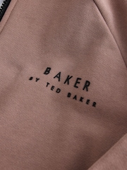 Baker by Ted Baker Brown Baker by Ted Baker Bomber Jacket, T-Shirt and Joggers Set - Image 12 of 14