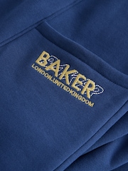 Baker by Ted Baker Blue Baker by Ted Baker Oversized Sweatshirt and Wide Leg Joggers Set - Image 13 of 14