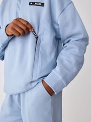 Baker by Ted Baker Blue Oversized Blue Funnel Neck Hoodie and Joggers Set - Image 6 of 7