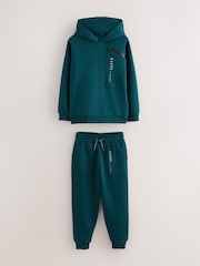 Baker by Ted Baker Oversized Zip Pocket Hoodie and Joggers Set - Image 8 of 16