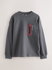Baker by Ted Baker Plave/sive džepne majice 2 paket - Slika 2 od 9