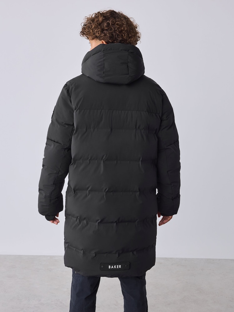 Qara - Baker by Ted Baker Shower Resistant Longline Padded Coat - 15şəkildən 2 şəkil Qara - Baker by Ted Baker Shower Resistant Longline Padded Coat - 15şəkildən 2 şəkil