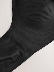 Black Non Padded Non Wire Menopause Friendly Cooling Smoothing Bra - Image 8 of 9