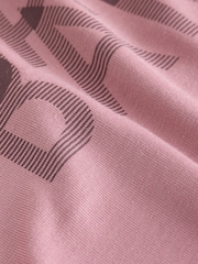 Baker by Ted Baker Blue/Grey/Pink 3 Pack Long Sleeve Graphic T-Shirts - Image 6 of 8