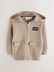 Baker by Ted Baker Stone Stone Knitted Jacket - Image 1 of 5