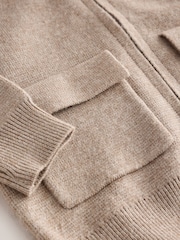 Baker by Ted Baker Stone Stone Knitted Jacket - Image 4 of 5