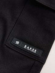 Baker by Ted Baker Black Straight Leg Cargo Trousers - Image 10 of 11