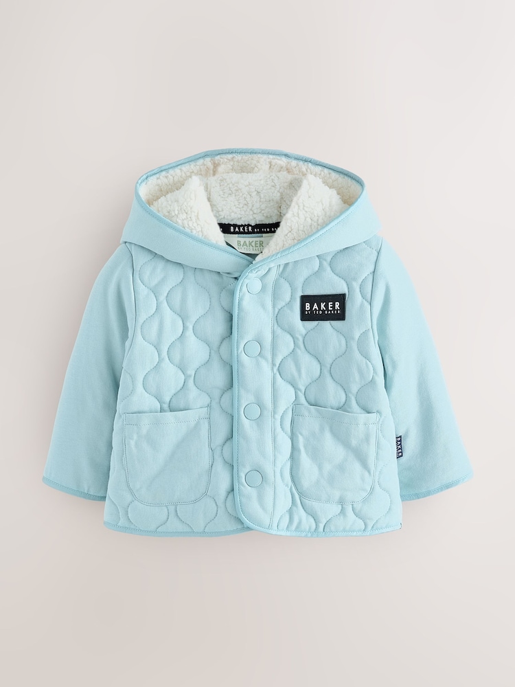 Baker by Ted Baker Green Quilted Jacket - Image 1 of 7 Baker by Ted Baker Green Quilted Jacket - Image 1 of 7