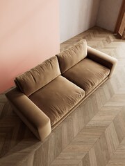 Swoon Biscuit Denver Three-Seater Sofa - Image 6 of 9