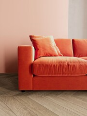 Swoon Burnt Orange Althaea Corner Right-Hand Sofa - Image 4 of 8