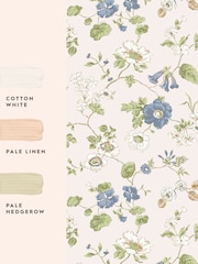 Laura Ashley Chalk Blue Pennywell Grove 10M Wallpaper - Image 3 of 4