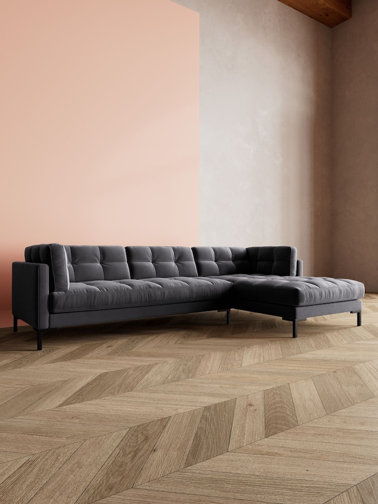 Swoon Granite Landau Corner Right-Hand Sofa - Image 2 of 8