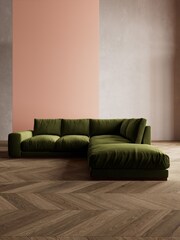 Swoon Fern Denver Corner Right-Hand Sofa - Image 1 of 9