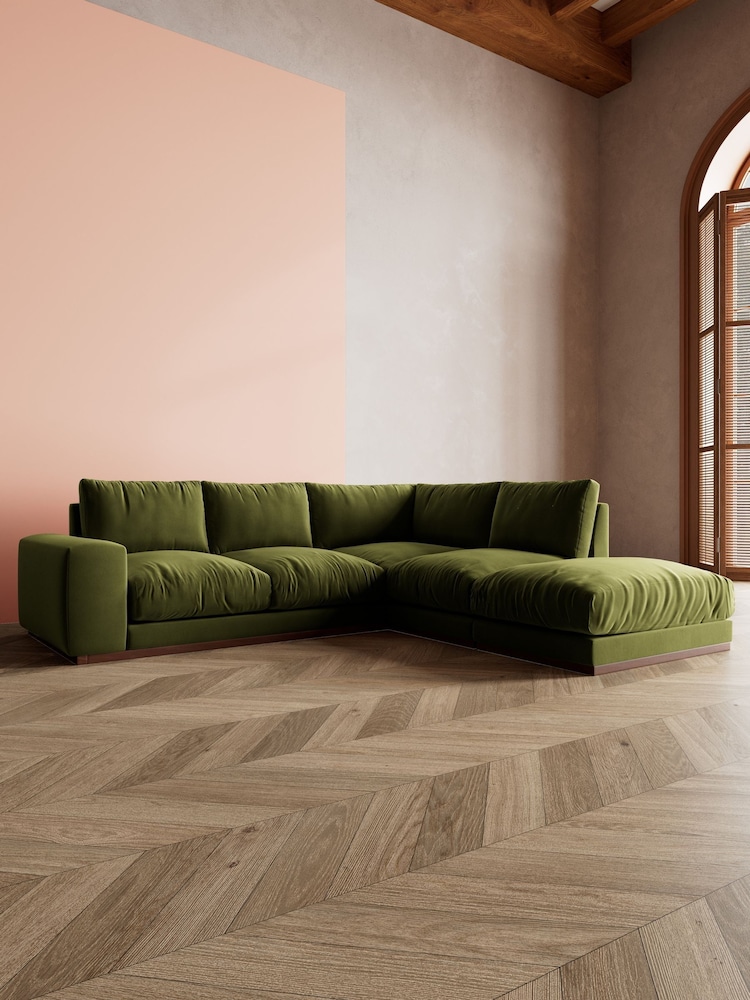 Swoon Fern Denver Corner Right-Hand Sofa - Image 2 of 9