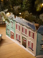 House Scene Light Up Wooden Tree Skirt - Image 3 of 5