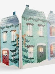 House Scene Light Up Wooden Tree Skirt - Image 4 of 5