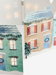 House Scene Light Up Wooden Tree Skirt - Image 5 of 5